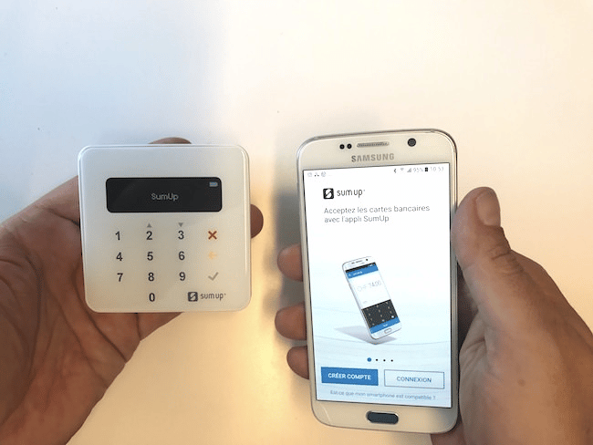 Le SumUp Air s’utilise obligatoirement avec un autre appareil