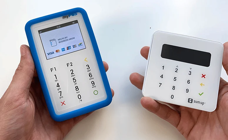 myPOS Mini et SumUp Air